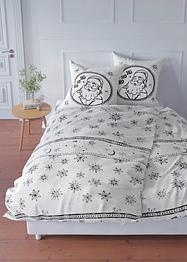 Sengesett med julestjerner og julenisse, bpc living bonprix collection