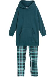 Fleecekjole + leggings til barn (2-delt sett), bpc bonprix collection
