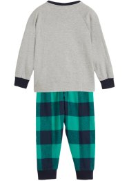Pyjamas med flanellbukse til barn (2-delt sett), bpc bonprix collection