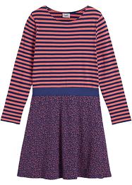 Langermet trikotkjole for barn, bpc bonprix collection
