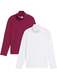 Langermet genser med rullekrage til barn (2-pack), bpc bonprix collection