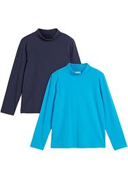 Langermet genser med rullekrage til barn (2-pack), bpc bonprix collection