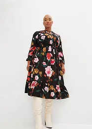 Midikjole med print, bonprix