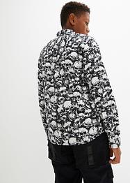 Langermet skjorte med print til barn, Slim Fit, bpc bonprix collection
