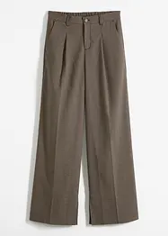 Bukse med legg, rutemønster og avtagbart kjede, bonprix