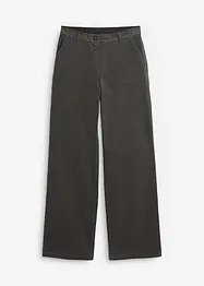 Cordbukse  med stretch av økologisk bomull, bonprix