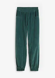 Behagelig kordfløyelsbukse med store lommer og komfortlinning, bonprix