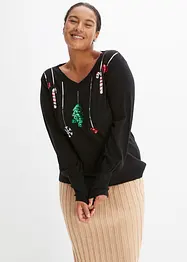 Finstrikket genser, bonprix