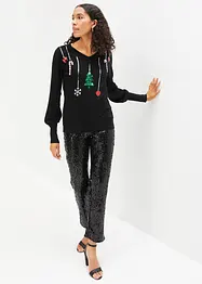 Finstrikket genser, bonprix