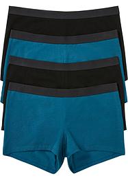 Boxer til dame (4-pack), bpc bonprix collection