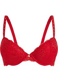 Padded-BH med bøyle og flerfarget blonde, BODYFLIRT