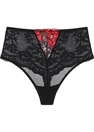 Maxi-stringtruse med elegant broderi, BODYFLIRT