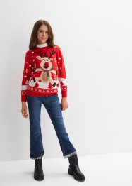 Strikket genser med julemotiv til barn, bpc bonprix collection
