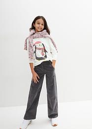 Langermet shirt med paljetter til barn, bpc bonprix collection