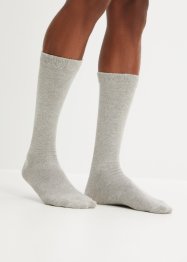 Legglange sokker (4-pack) med trykkfrie kanter, med økologisk bomull, bpc bonprix collection
