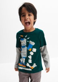 Langermet layer-shirt til barn, bpc bonprix collection