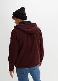 Strikket fleecejakke med teddyfôr, bpc bonprix collection