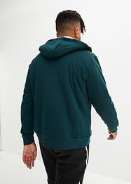 Termo-sweatjakke med hette og teddyfôr, bpc bonprix collection