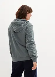 Hettesweatshirt med glidelås, bonprix