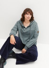 Hettesweatshirt med glidelås, bpc bonprix collection