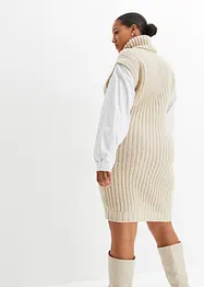 Strikkekjole med bluse-innfelling, bonprix