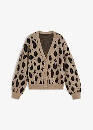 Mønstret cardigan, bonprix