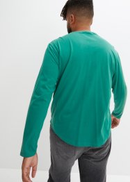 Langermet shirt av økologisk bomull (2-pack), RAINBOW