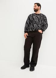 Sweatshirt av økologisk bomull, Loose Fit, RAINBOW