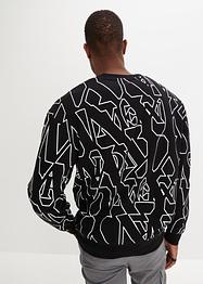 Sweatshirt av økologisk bomull, Loose Fit, RAINBOW