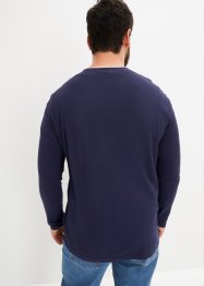 Langermet Henleyshirt med print, bpc selection