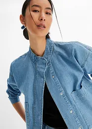 Oversized jeansjakke med cargo-detaljer, bonprix