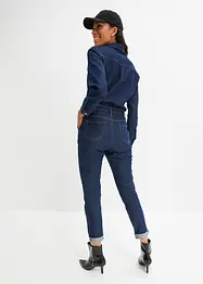 Straight jeans-jumpsuit, cropped, John Baner JEANSWEAR