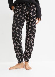 Pyjamasbukse med stikklommer og knytebånd i sateng, bpc bonprix collection