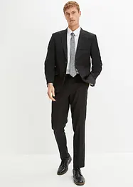 Dress Slim Fit (4-delt sett): Blazer, bukse, skjorte, slips, bonprix