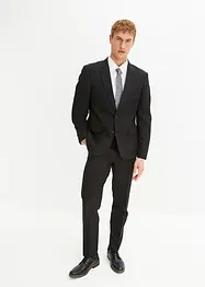 Dress Slim Fit (4-delt sett): Blazer, bukse, skjorte, slips, bonprix