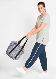 Lang topp med skrift (2-pack), bonprix