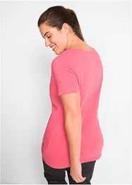 Lang topp med skrift (2-pack), bonprix