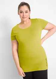 Lang topp med skrift (2-pack), bonprix