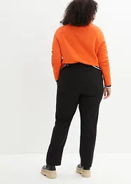 High Waist 7/8-lang bukse med komfortlinning, bonprix