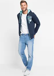 Regular Fit-jeans med stretch i lett denim, Straight (2-pack), bonprix