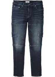 Slim Fit cargo-stretchjeans, Straight, bonprix