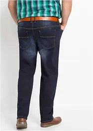 Regular Fit-jeans med stretch i lett denim, Straight (2-pack), bonprix