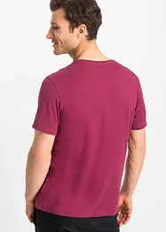 T-skjorte med V-hals (3-pack), bonprix