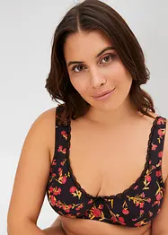 BH med bøyle i økologisk bomull (3-pack), bonprix