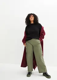 Langermet topp i 100% økologisk bomull, bonprix