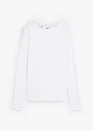 Langermet topp i 100% økologisk bomull, bonprix