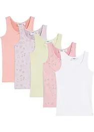 Trøye med myk bomull (5-pack), bonprix