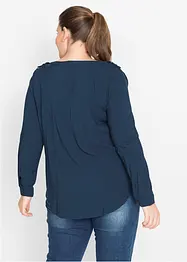 Blusetunika i myk viskose, bonprix