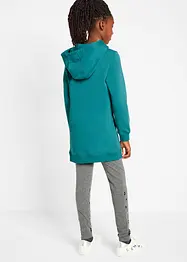 Sweatshirt og leggings i økologisk bomullsmiks (sett i 2 deler), bonprix