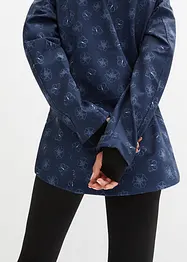 Vannavvisende softshelljakke  med blomstermønster, bonprix